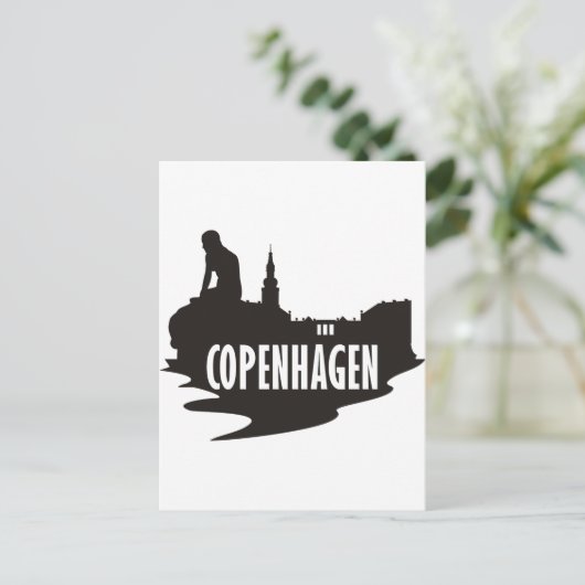 Kopenhagen Postkarte (Stehend Vorderseite)