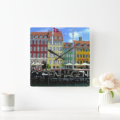 Kopenhagen Quadratische Wanduhr (Zuhause)