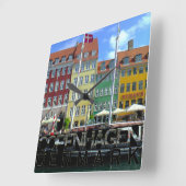 Kopenhagen Quadratische Wanduhr (Winkel)