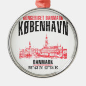 Kopenhagen Silbernes Ornament (Vorne)