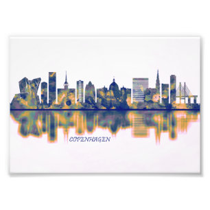 Kopenhagen Skyline Fotodruck