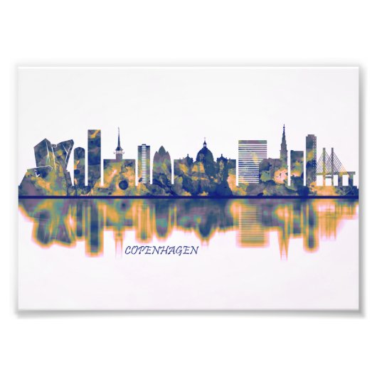 Kopenhagen Skyline Fotodruck (Vorne)