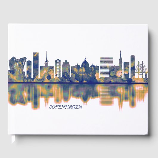 Kopenhagen Skyline Gästebuch (Vorderseite)