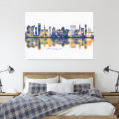 Kopenhagen Skyline Leinwanddruck (Insitu (Schlafzimmer))