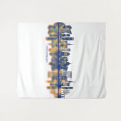 Kopenhagen Skyline Wandteppich (Vorderseite (Horizontal))