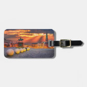 Kopenhagen Sonnenaufgang Nyhavn, Dänemark Gepäckanhänger (Vorderseite horizontal)