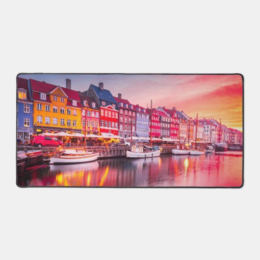 Kopenhagen Sonnenaufgang Nyhavn, Dänemark Schreibtischunterlage (Vorderseite)