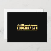 Kopenhagen Stadt Skyline Stadtbezirk Geschenk Postkarte (Vorne/Hinten)
