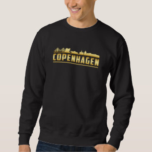 Kopenhagen Stadt Skyline Stadtbezirk Geschenk Sweatshirt