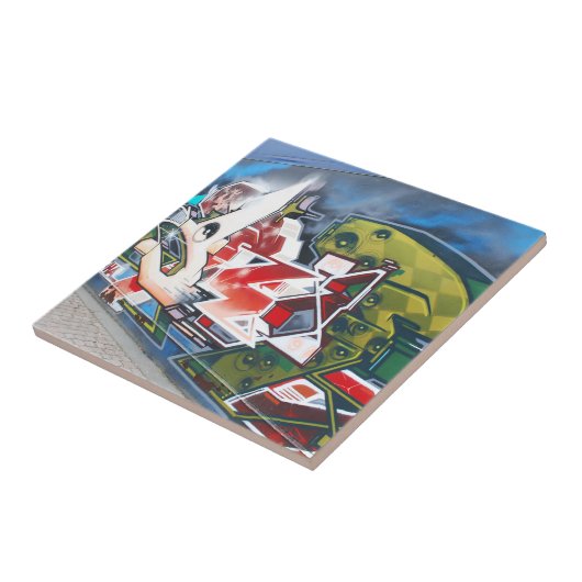 Kopenhagen-Straßen-Graffiti-Kunst Fliese (Seite)