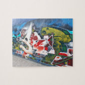 Kopenhagen-Straßen-Graffiti-Kunst Puzzle (Horizontal)