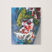 Kopenhagen-Straßen-Graffiti-Kunst Puzzle (Vertikal)