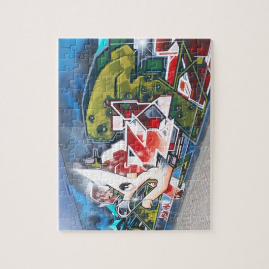 Kopenhagen-Straßen-Graffiti-Kunst Puzzle (Vertikal)