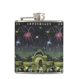 Kopenhagen Vintage Travel Flasche Flachmann