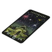 Kopenhagen Vintage Travel Magnet (Linke Seite)