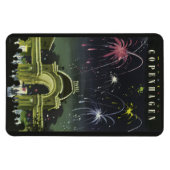 Kopenhagen Vintage Travel Magnet (Horizontal)