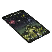 Kopenhagen Vintage Travel Magnet (Rechte Seite)