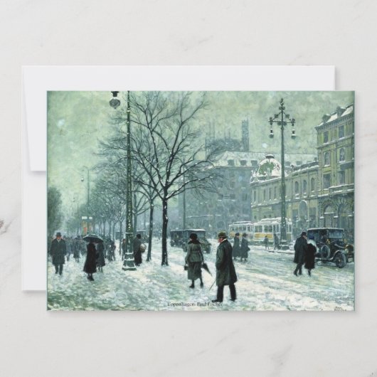 Kopenhagen von Paul Fischer Karte (Vorderseite)