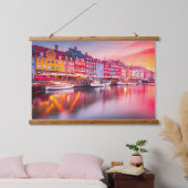 Kopenhagen Wandteppich Mit Holzrahmen (Schlafzimmer)