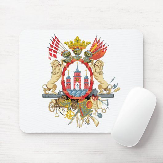 Kopenhagen-Wappen Mousepad (Mit Mouse)