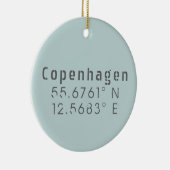 Kopenhagener Breitengrad Keramik Ornament (Rechts)