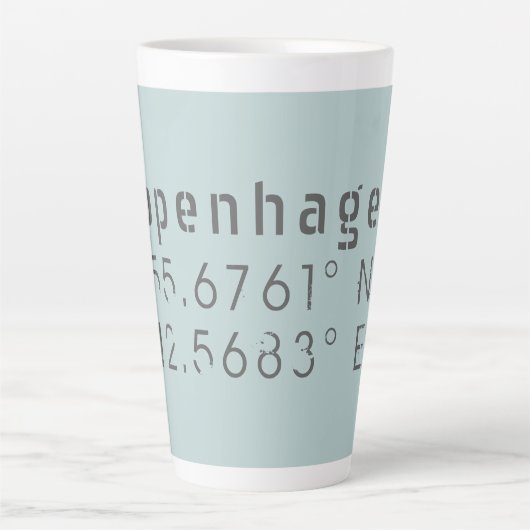 Kopenhagener Breitengrad Milchtasse (Vorderseite)