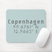 Kopenhagener Breitengrad Mousepad (Mit Mouse)