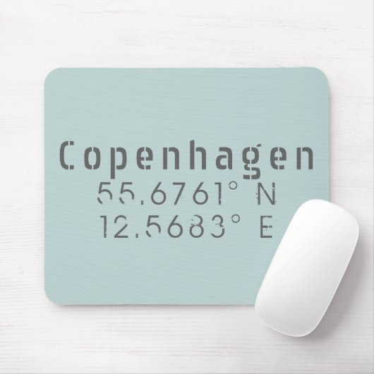 Kopenhagener Breitengrad Mousepad (Mit Mouse)