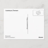 Kopenhagener Collage Postkarte (Rückseite)