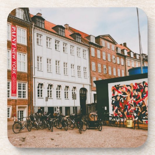 Kopenhagener Erkundung Getränkeuntersetzer (Vorderseite)