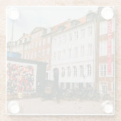 Kopenhagener Erkundung Glasuntersetzer (Rückseite)