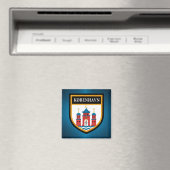 Kopenhagener Flagge Magnet (In Situ (Geschirrspüler))