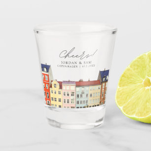 Kopenhagener Foto Gastgeschenk Hochzeit Chef Shot  Schnapsglas