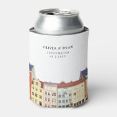 Kopenhagener Gastgeschenk Hochzeit Dosenkühler (Kanne Vorderseite)
