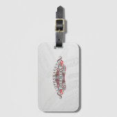 Kopenhagener Gepäckträger Gepäckanhänger (Vorderseite Vertikal)