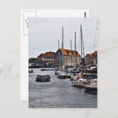 Kopenhagener Hafen Postkarte (Vorne/Hinten)