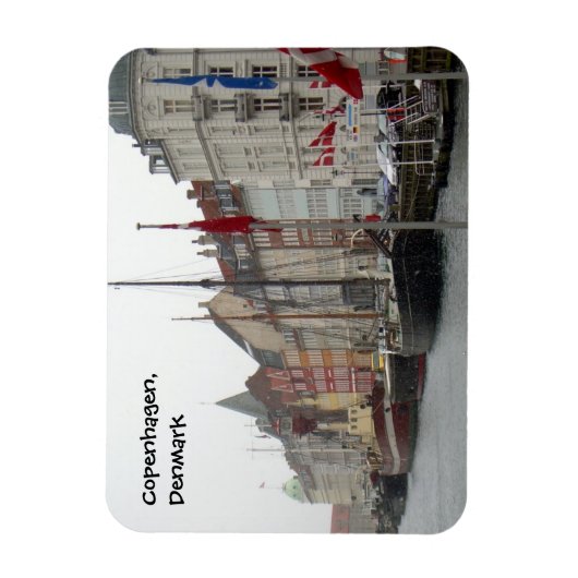 Kopenhagener Kanal (Nyhavn) Magnet (Vertikal)