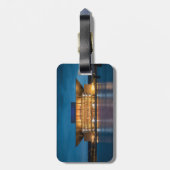 Kopenhagener Opernhaus Gepäckanhänger (Rückseite vertikal)