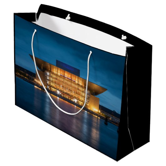 Kopenhagener Opernhaus Große Geschenktüte (Rückseite Schrägansicht)