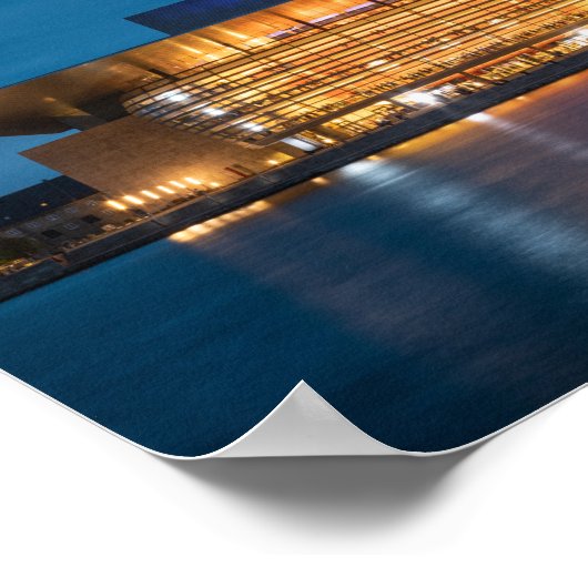 Kopenhagener Opernhaus Poster (Ecke)