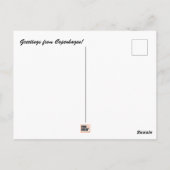 Kopenhagener Postkarte (Rückseite)