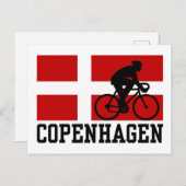 Kopenhagener Radsport (männlich) Postkarte (Vorne/Hinten)