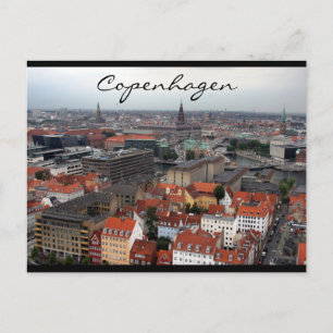 Kopenhagener Stadtansicht Postkarte