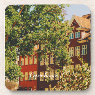 Kopenhagener Stadtbild - Dänemark Getränkeuntersetzer