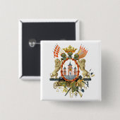 Kopenhagener Wappen Button (Vorne & Hinten)