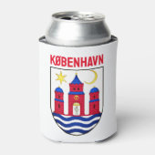 Kopenhagener Wappen - DÄNEMARK Dosenkühler (Kanne Vorderseite)