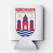 Kopenhagener Wappen - DÄNEMARK Dosenkühler (Rückseite)