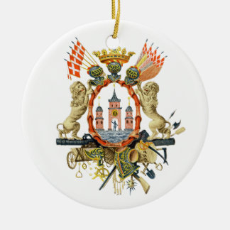Kopenhagener Wappen Keramik Ornament