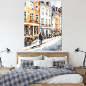 Kopenhagener Wasserfarbe Leinwanddruck (Insitu (Schlafzimmer))