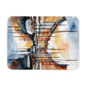 Kopenhagener Wasserfarbe Magnet (Horizontal)